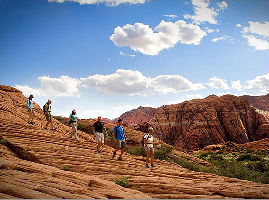 Ivins, Utah - Digital Detox. That is the special package offered through May 27 at the Red Mountain Resort. Amid a stunning landscape of red rock bluffs in the high desert of southwestern Utah, the resort is challenging guests to “recharge everything but their electronics.” Take one of several guided hikes, a fitness class, swim in one of two pools, and then relax with a 50-minute massage. Add-ons include mountain biking, rappelling, yoga, spa treatments, acupuncture, and workshops such as meditation, photography, pottery, nutrition, and more. The hardest task? Resisting the urge to turn on the Wi-Fi or TV in every room. 877-246-4453, www.redmountainresort.com , from $235 per person