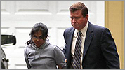 Scenes from the arrest of Annie Dookhan Scenes from the arrest of Annie Dookhan