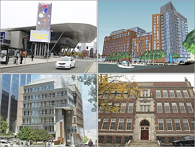 Development projects around Greater Boston