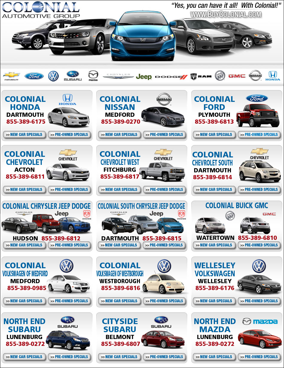 Colonial Automotive Group New Car Deals