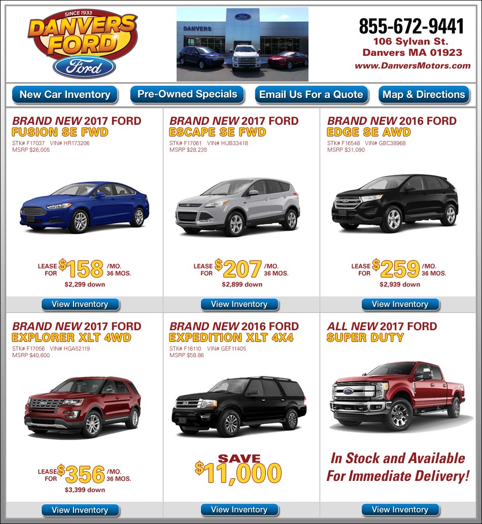 Ford Deals Danvers Ford on