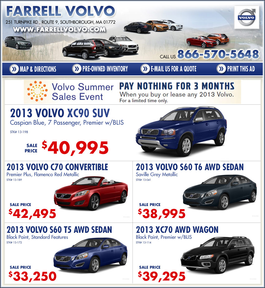 Safety = Volvo! Farrell Volvo on