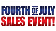4th of July Sales Event!