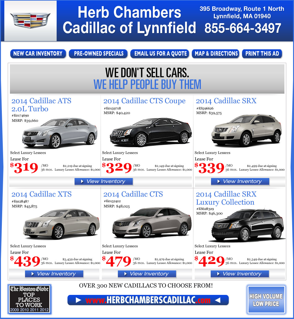 Herb Chambers Cadillac Of Lynnfield Lynnfield Ma at Meghan Lawrence blog