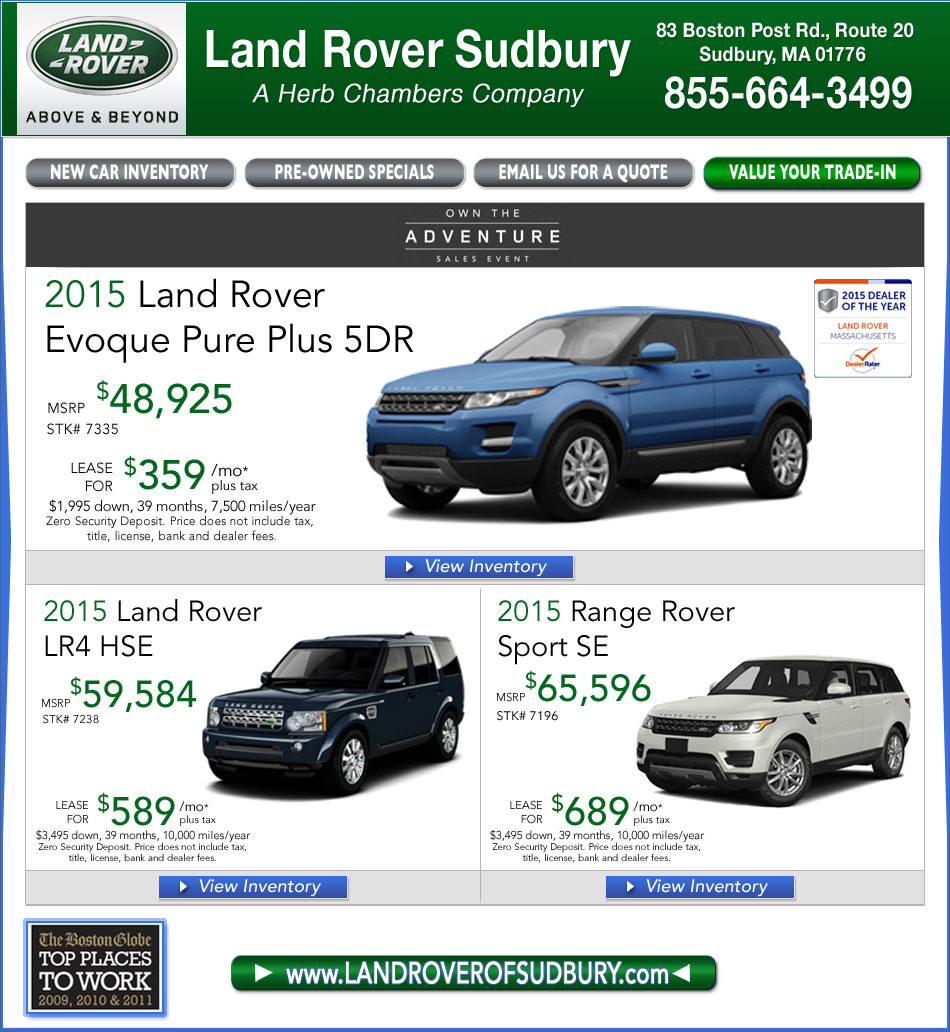 Land Rover Sudbury, A Herb Chambers Company Boston MA Land Rover