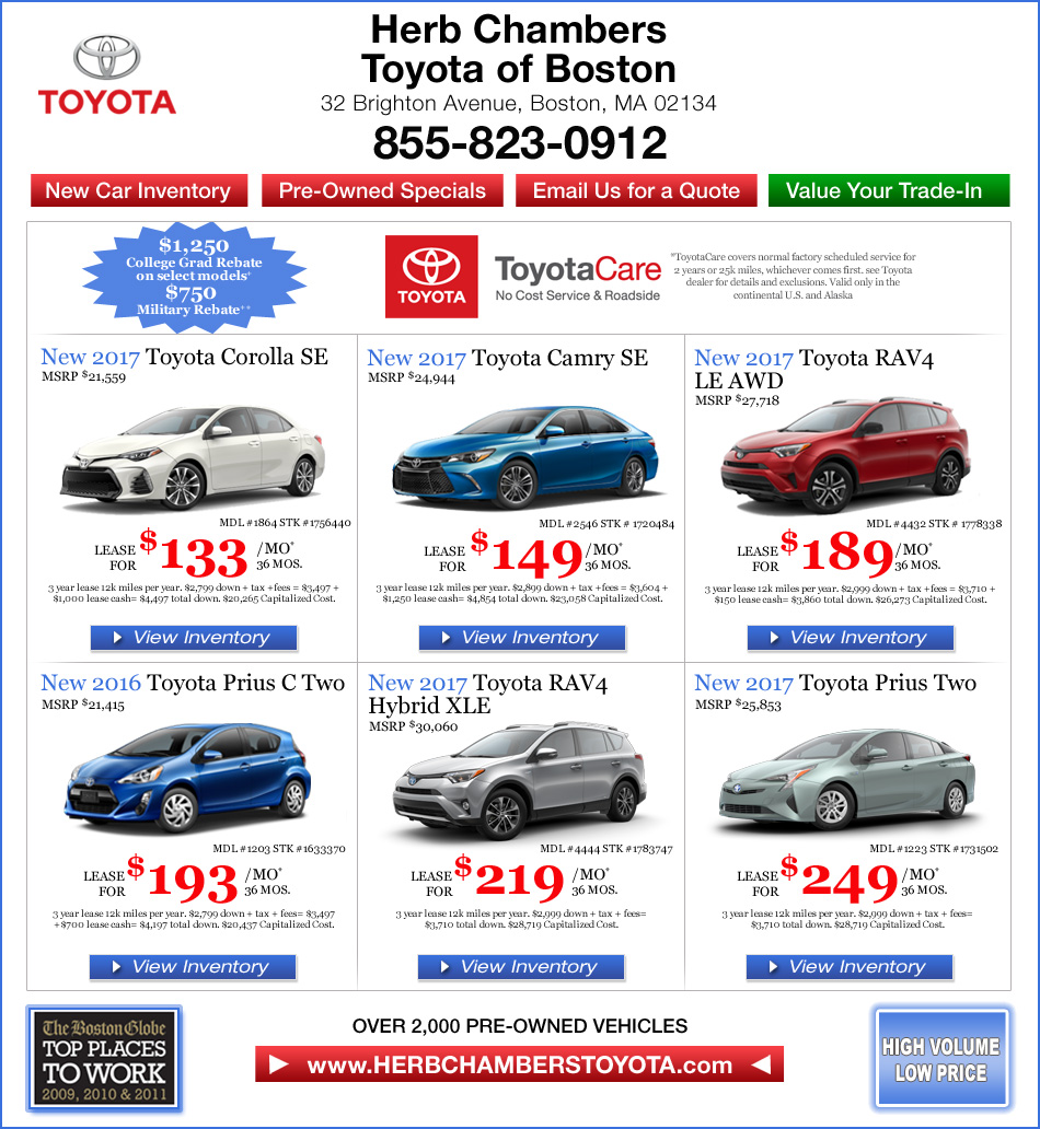 Herb Chambers Toyota of Boston Toyota Dealers Boston