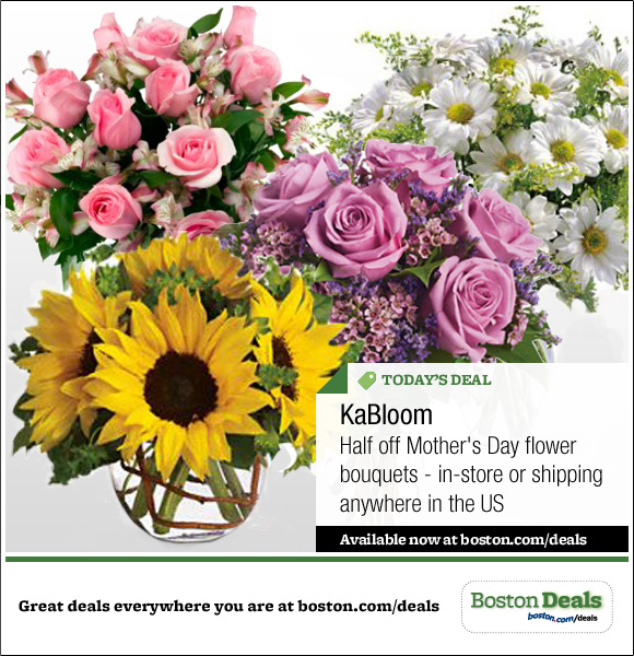 Not able to view this most recent sale or special promo from one of your favorite retailers? Then enable your images and make sure to add newsletters@boston.com to your address book!