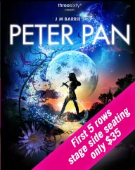 Peter Pan first 5 rows stage side seating only $35