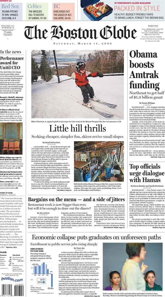 Today's front page