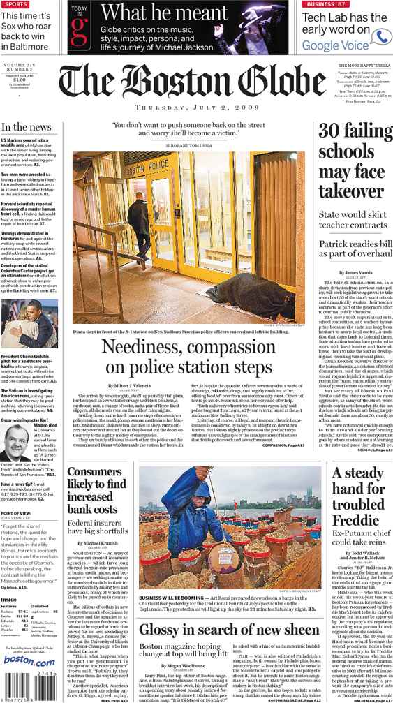 Today's front page