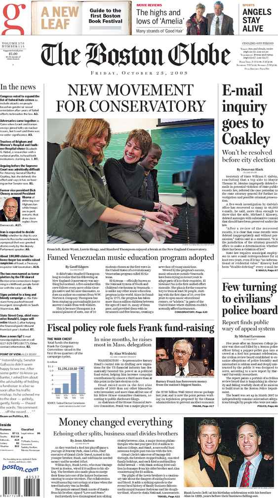 Today's front page