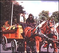 LENOX: With horse-drawn carts and historic costumes, the annual Tub Parade marks the end of summer in Lenox. This year's parade is Sept. 19.