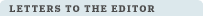 Letters to the editor