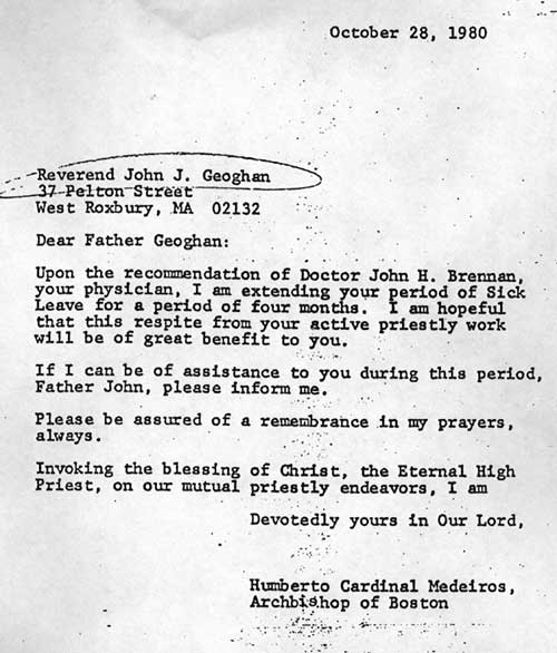 Boston Globe / Spotlight / Abuse in the Catholic Church