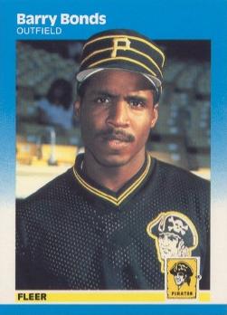 Barry Bonds Fleer rookie card