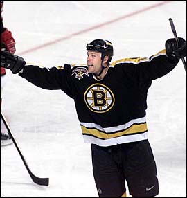 Ken Belanger celebrates