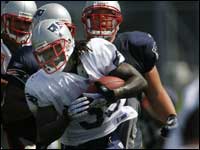 Rosevelt Colvin led the celebration after a sack late in the Patriots' 28-3 win over the Jaguars.