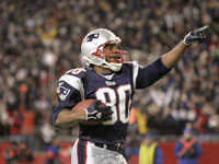 Rosevelt Colvin led the celebration after a sack late in the Patriots' 28-3 win over the Jaguars.