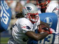 Rosevelt Colvin led the celebration after a sack late in the Patriots' 28-3 win over the Jaguars.