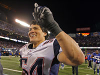 And they are...Tedy Bruschi signals