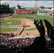 Red Sox 2005 Opening Day ceremony