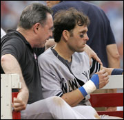 First-base collision