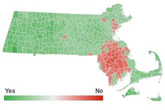 Click for bigger map and full results