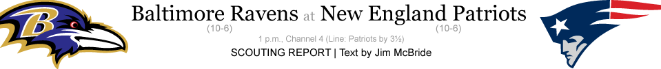 Baltimore Ravens at New England Patriots