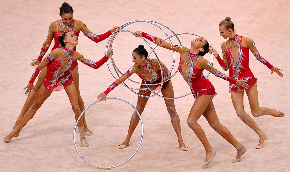 Italian rhythmic gymnasts