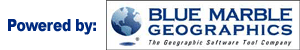 Powered by Blue Marble Geographics