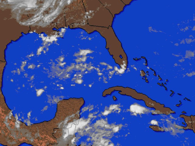 Caribbean cloud cover