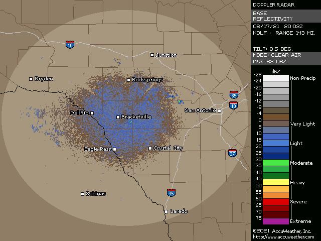 Laughlin Air Force Base, Texas, doppler radar