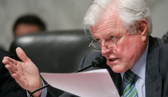 Senator Edward M. Kennedy said yesterday that the bill is 'the public health community speaking with one voice.'