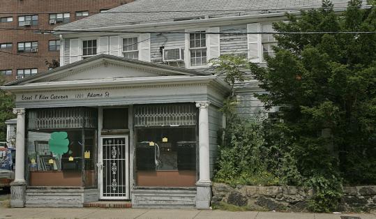 Gregg Donovan purchased this Revolutionary War-era house on Adams Street in Dorchester.