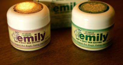 Mike Arsenault of Brookline developed a salve made of olive oil, beeswax, and three Chinese herbs after his daughter, Emily, now 18 months, came down with the skin condition eczema.