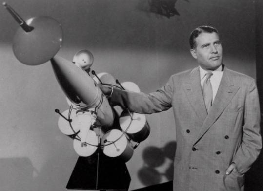 Wernher von Braun, rocket man and 1950s television personality.