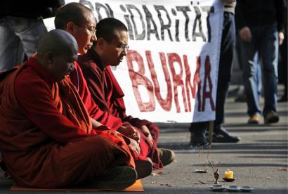 Monk Protest