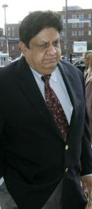 Dr. Abdul Razzaque Ahmed at federal court on Wednesday. He pleaded guilty to a single count of obstruction and agreed to surrender $2.9 million in assets. Dr. Abdul Razzaque Ahmed at federal court on Wednesday. He pleaded guilty to a single count of obstruction and agreed to surrender $2.9 million in assets.