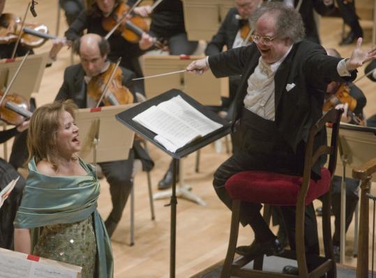 Renée Fleming performs with the Boston Symphony Orchestra, led by James Levine.