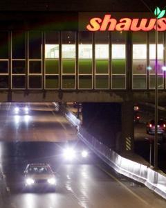 Owners of buildings such as Shaw's Supermarket in Newton are responsible for maintaining tunnels.