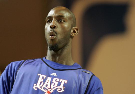 Kevin Garnett was mostly a spectator over All-Star Weekend but may well be back in full uniform for the Celtics tonight.