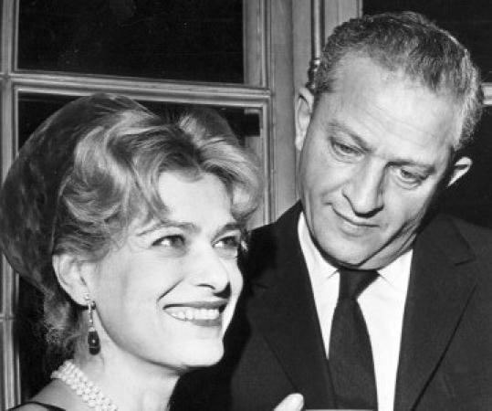 Jules Dassin, with his wife, actress Melina Mercouri.