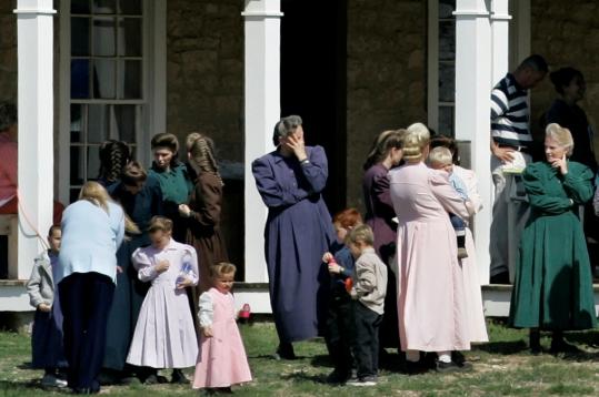 Women and children of the Fundamentalist Church of Jesus Christ of Latter Day Saints have been temporarily relocated to Fort Concho National Historic Landmark in San Angelo, Texas.