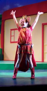 Katherine Leigh Doherty as Lilly, in the Wheelock Family Theatre show.