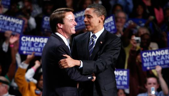 'The Democratic voters in America have made their choice and so have I,' said John Edwards, the former North Carolina senator. Edwards endorsed Barack Obama last night at a rally with more than 12,000 people in Grand Rapids, Mich.