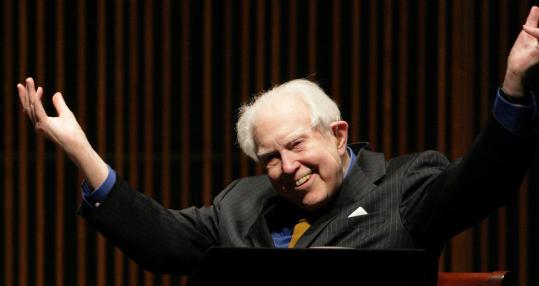 As he nears his 100th birthday, composer Elliott Carter finds that he's busier than ever and writing music with blinding speed.