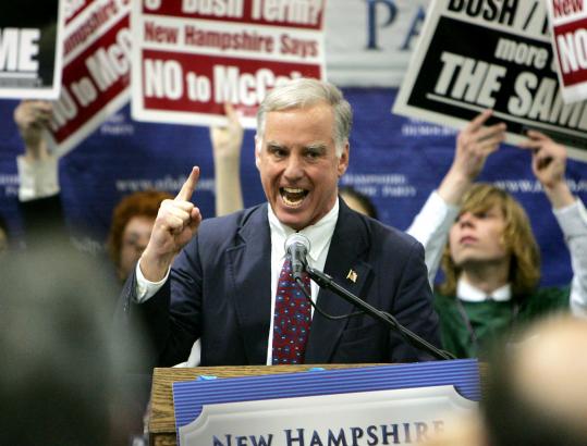 Howard Dean, chairman of the Democratic National Committee, in Manchester, N.H., last week.