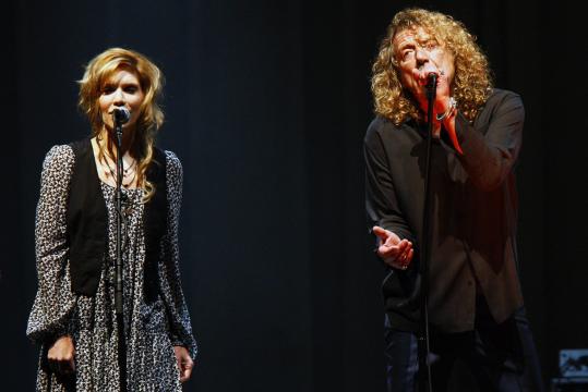 Alison Krauss and Robert Plant performed songs from their album, 'Raising Sand,' as well as those from their solo catalogs.