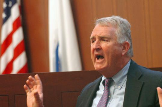 Judge Ernest B. Murphy, who has said he suffers from post-traumatic stress because of his legal battle with the Boston Herald and the newspaper's stories about him, has been on a paid leave of absence since July. He testified at a hearing last year.