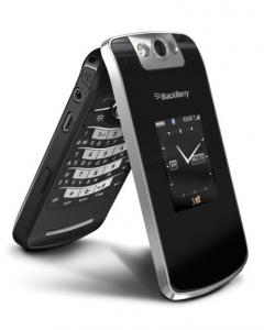 BlackBerry's flip phone has a 2-megapixel camera and connects to Wi-Fi networks.